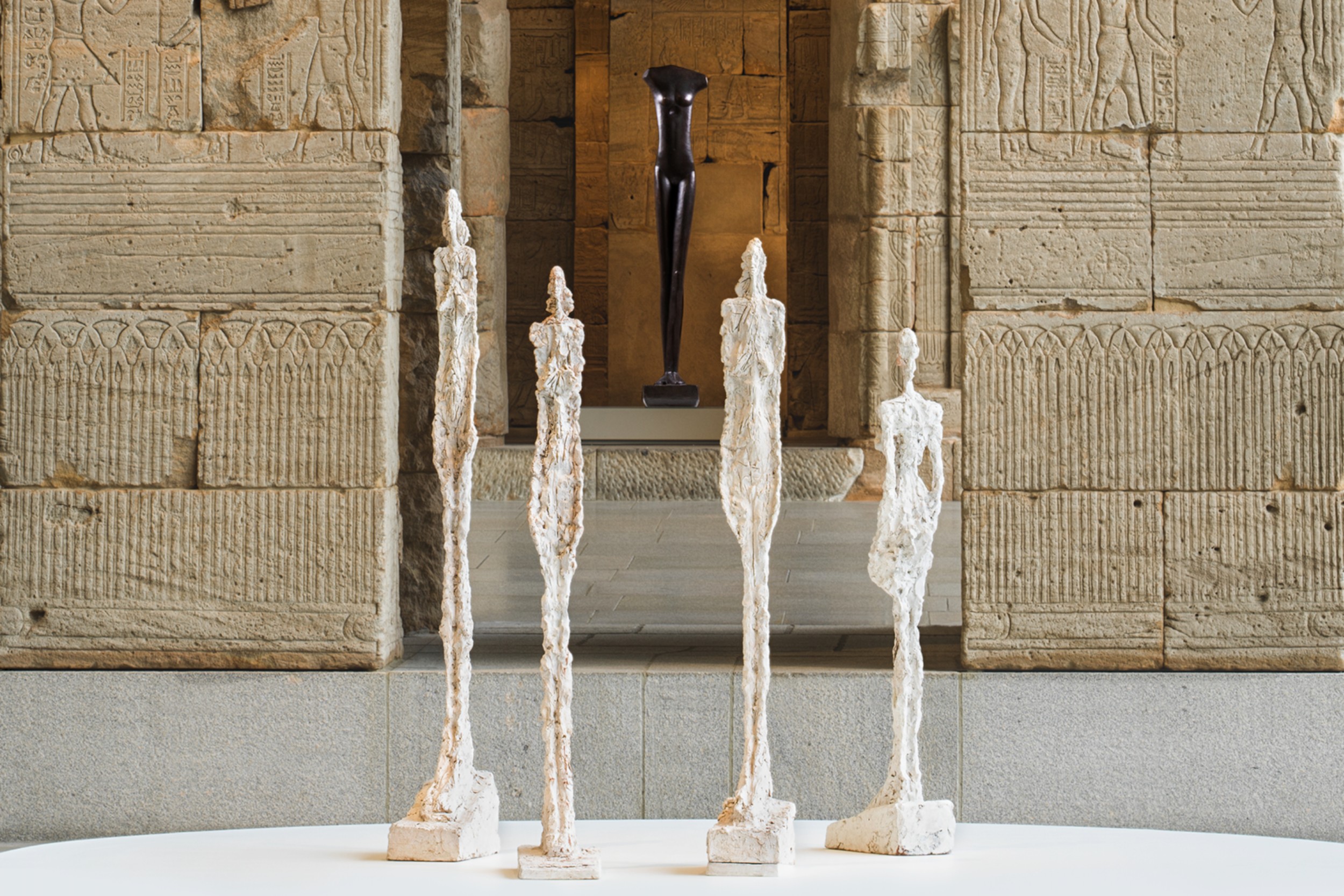 Giacometti in the Temple of Dendur