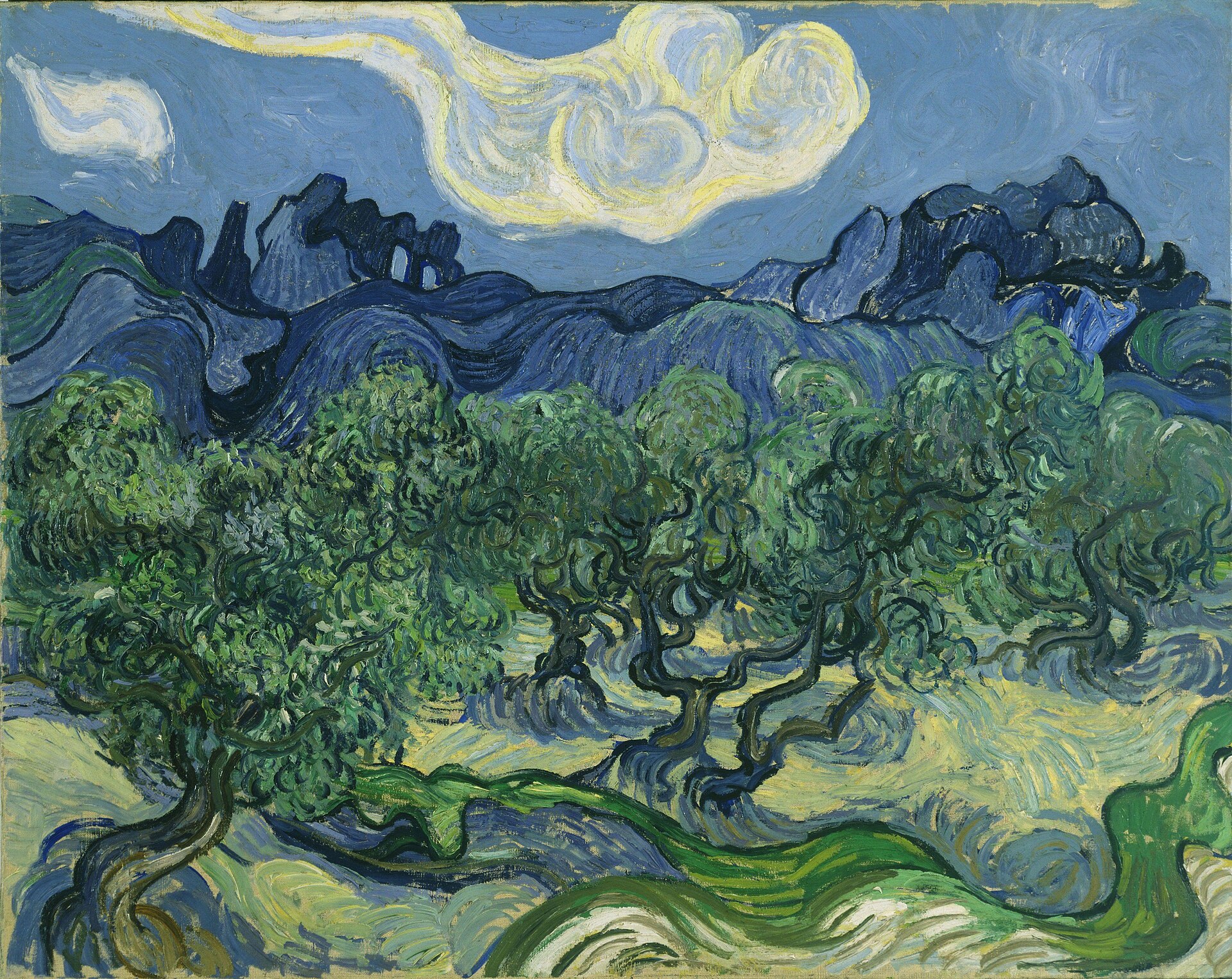 Mountains at Saint-Rémy — image 7