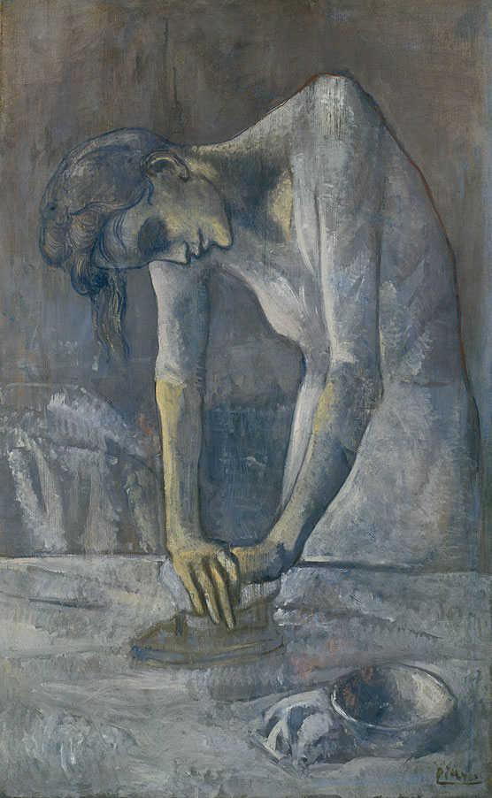 Woman Ironing