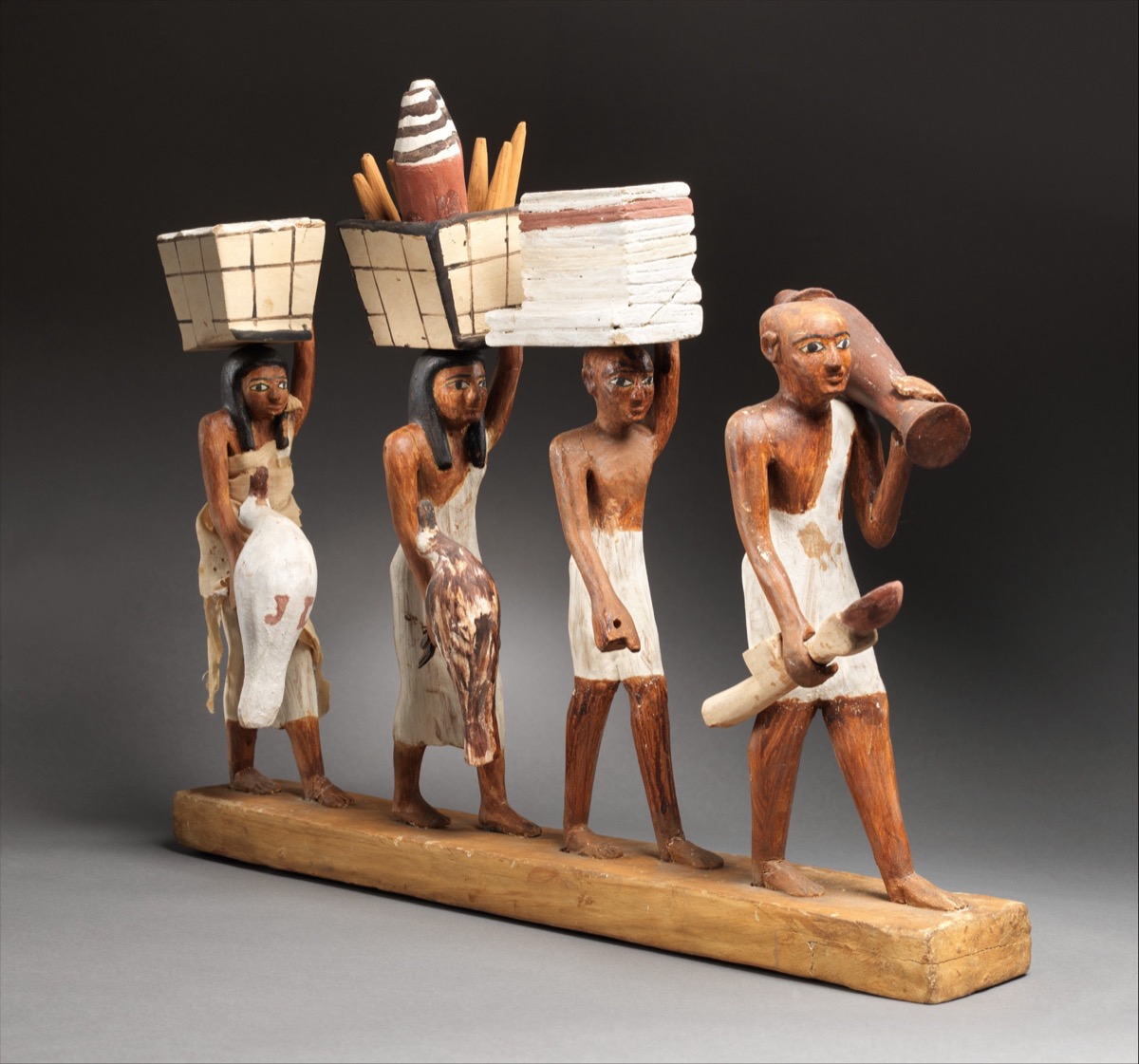 Servant Figurine: Woman Grinding Grain — image 1